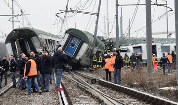 Katastrofa kolejowa w Mediolanie