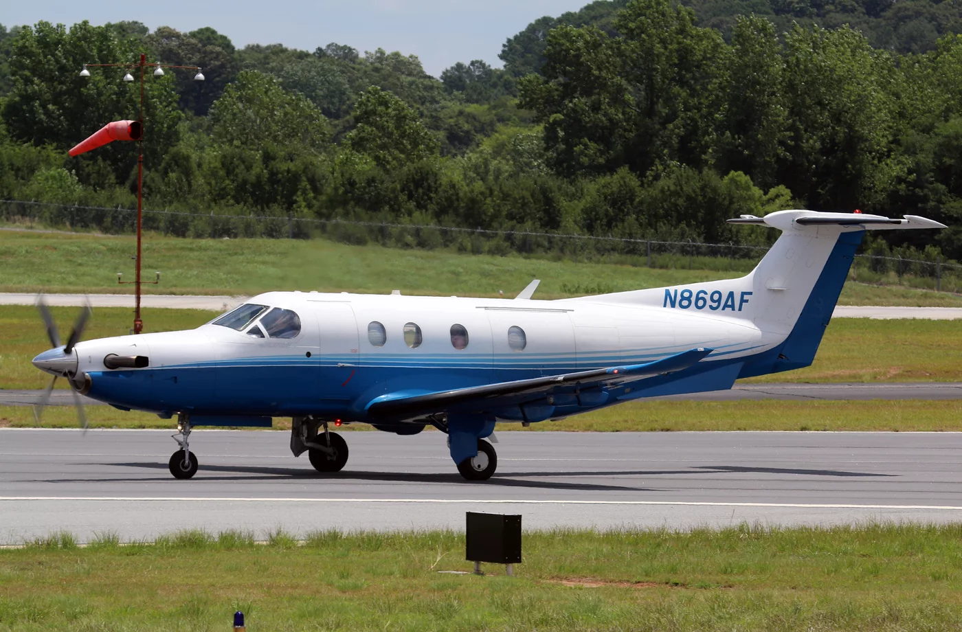 Samolot Pilatus PC-12, zdjęcie ilustracyjne