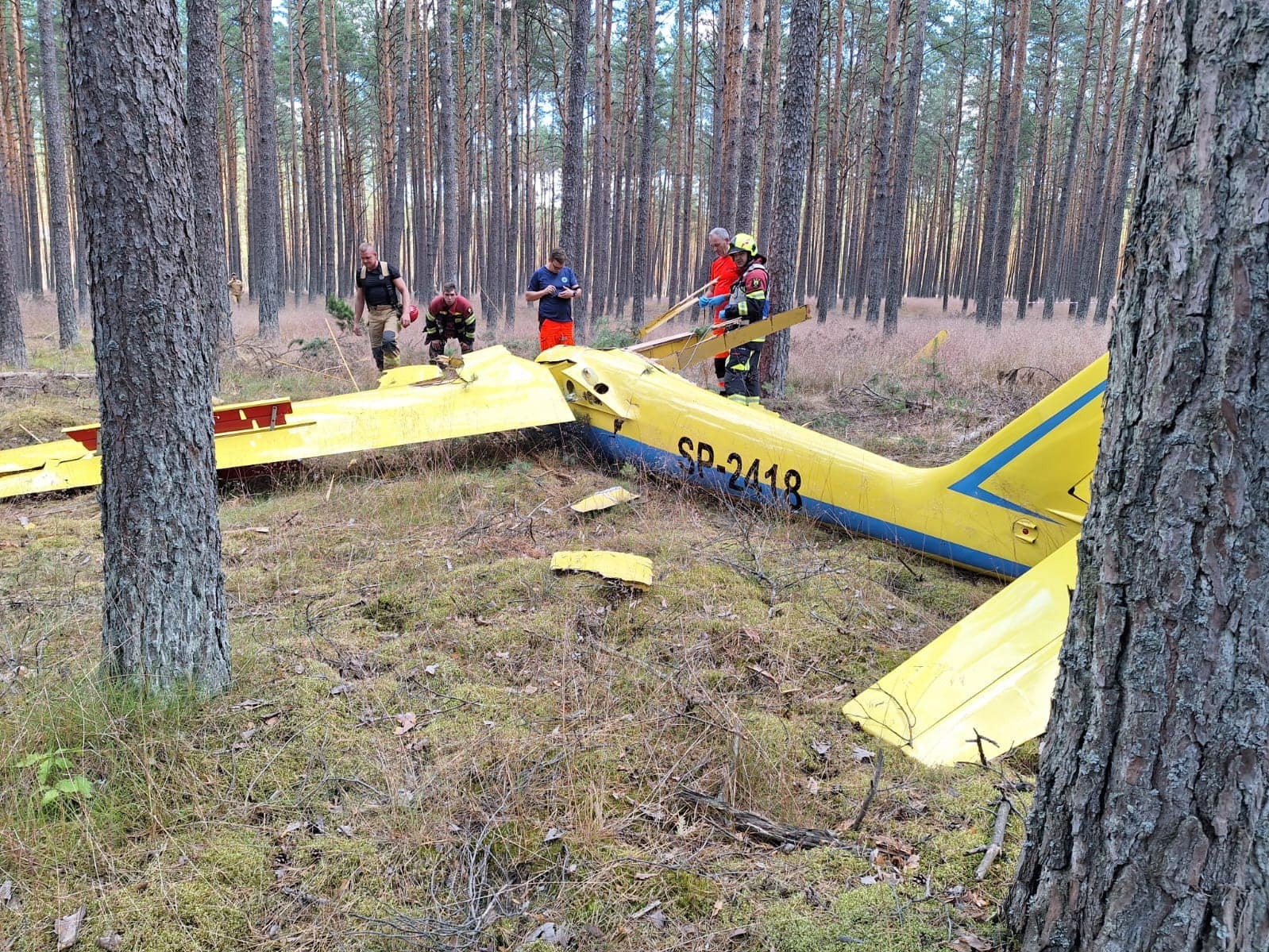 Katastrofa Szybowca Na Pomorzu Pilot Nadał Sygnał Sos Wprost 3899