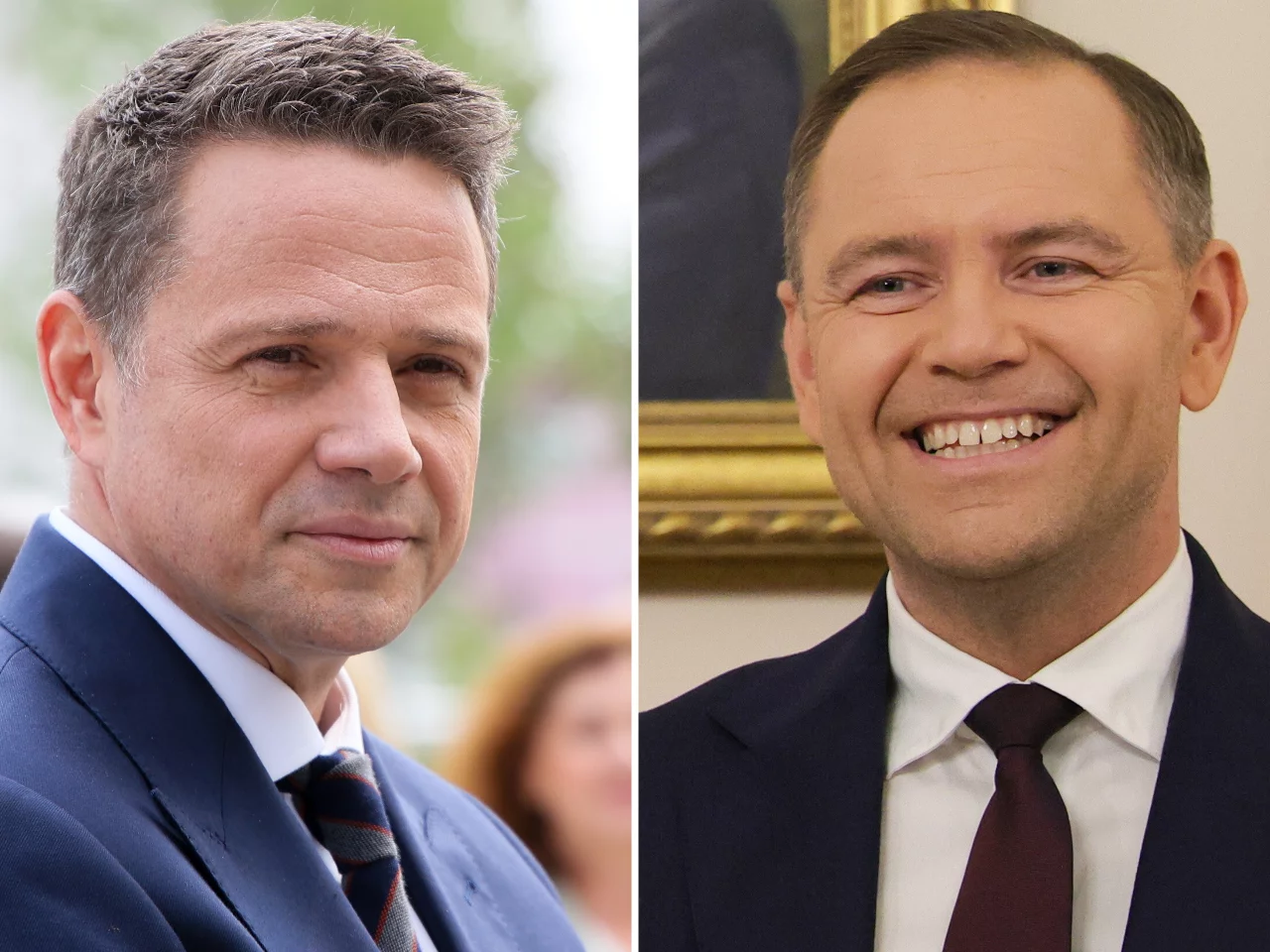 Trzaskowski i Nawrocki