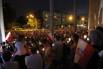 Katowice. Lipcowy protest przeciwko reformie sądownictwa