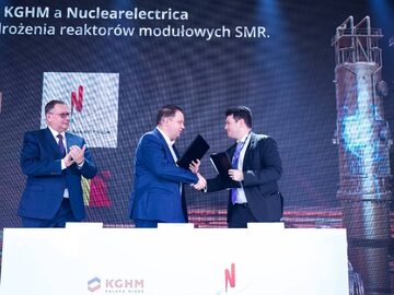 KGHM i Nuclearelectrica SA podpisały memorandum o współpracy w sprawie SMR