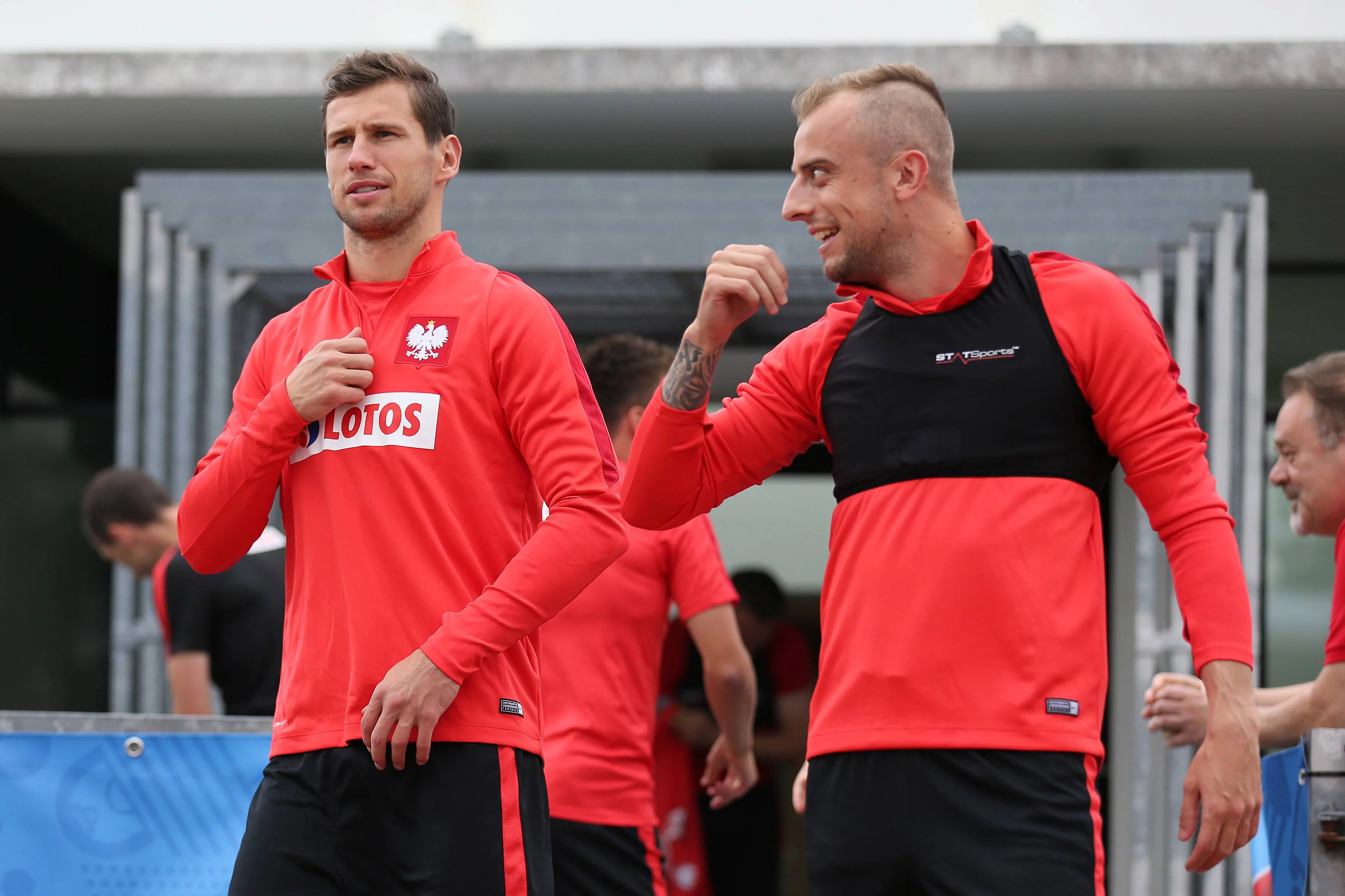 Grzegorz Krychowiak i Kamil Grosicki
