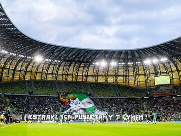 Kibice Lechii Gdańsk na swoim stadionie