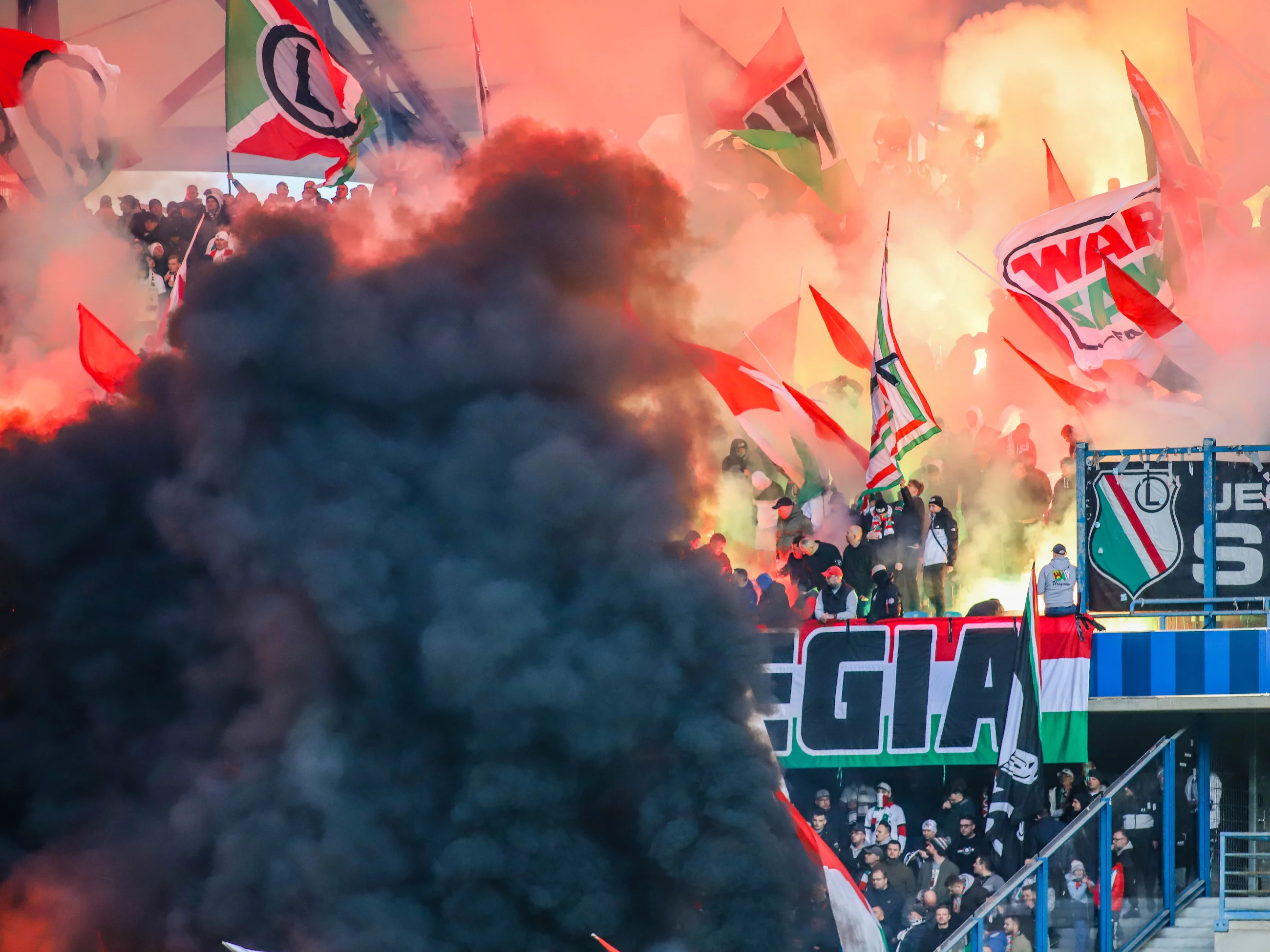 Oprawa meczu Lech Poznań – Legia Warszawa