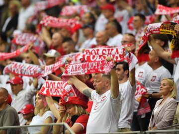 Kibice piłkarskiej reprezentacji Polski