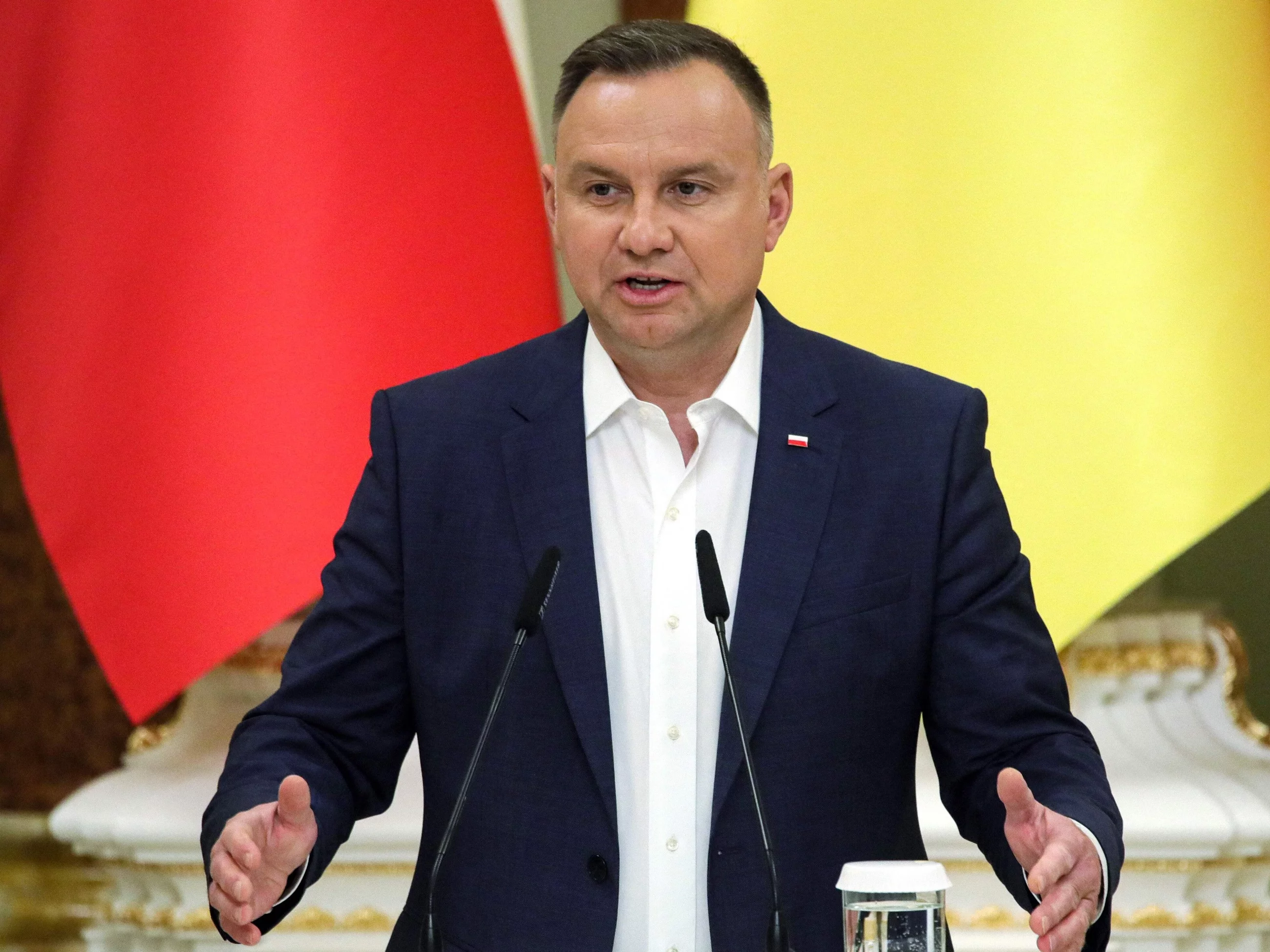 Prezydent Polski Andrzej Duda.