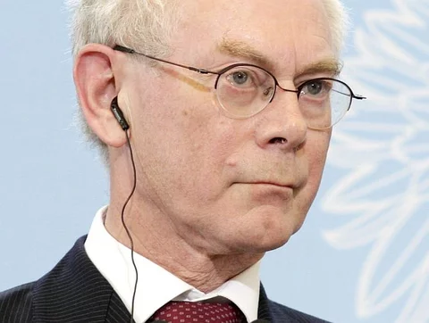 Szef Rady Europejskiej Herman Van Rompuy (fot. Krzysztof Burski / Newspix.pl)