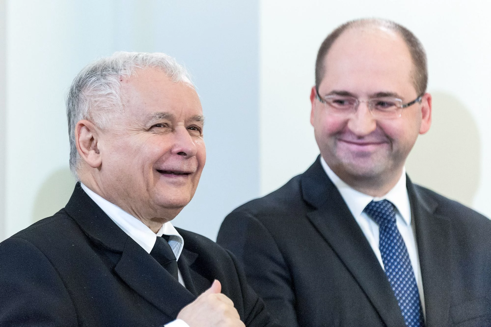 Jarosław Kaczyński i Adam Bielan