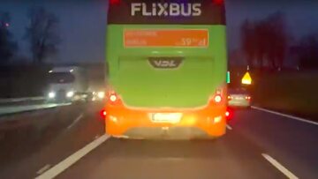 Kierowca autobusu blokował przejazd karetki