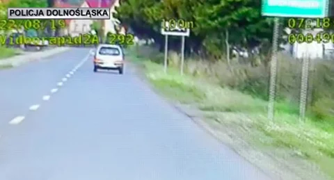 Kierowca Fiata Seicento stracił prawo jazdy