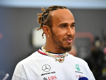 Kierowca Mercedesa Lewis Hamilton