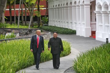 Kim Dzong Un i Donald Trump