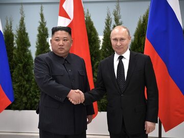 Kim Dzong Un i Wladimir Putin