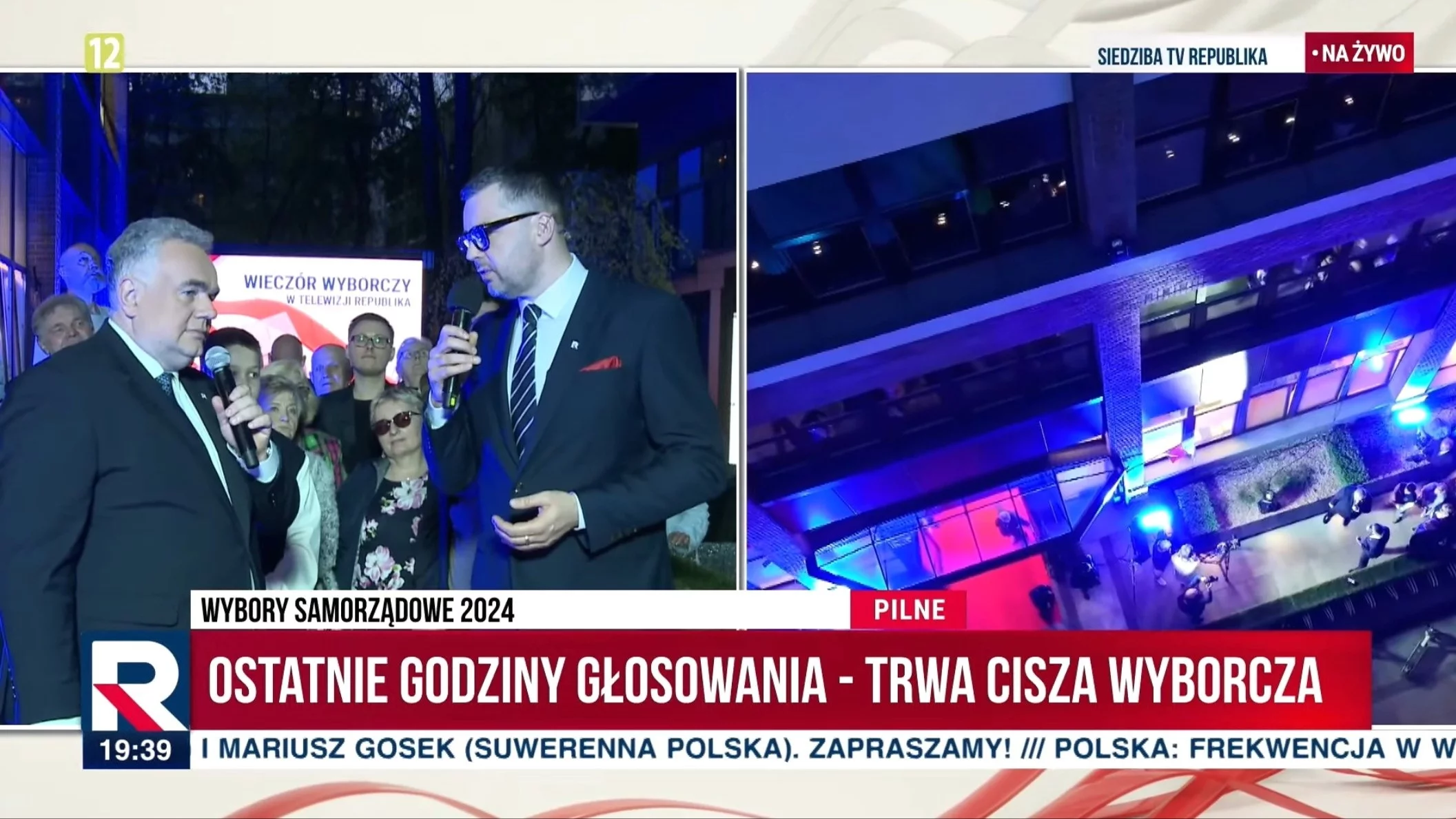 Wieczór wyborczy w TV Republika