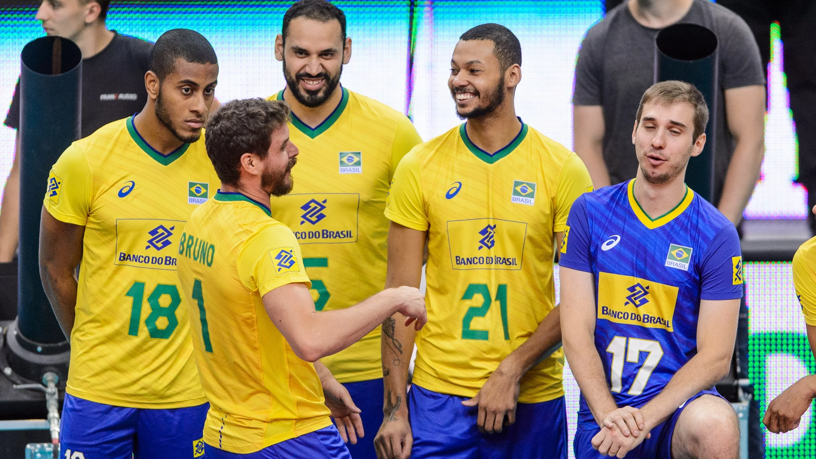 Ricardo Lucarelli, Bruno Rezende, Mauricio Borges Almeida Silva, Alan Ferreira Souza i Thales Gustavo Hoss