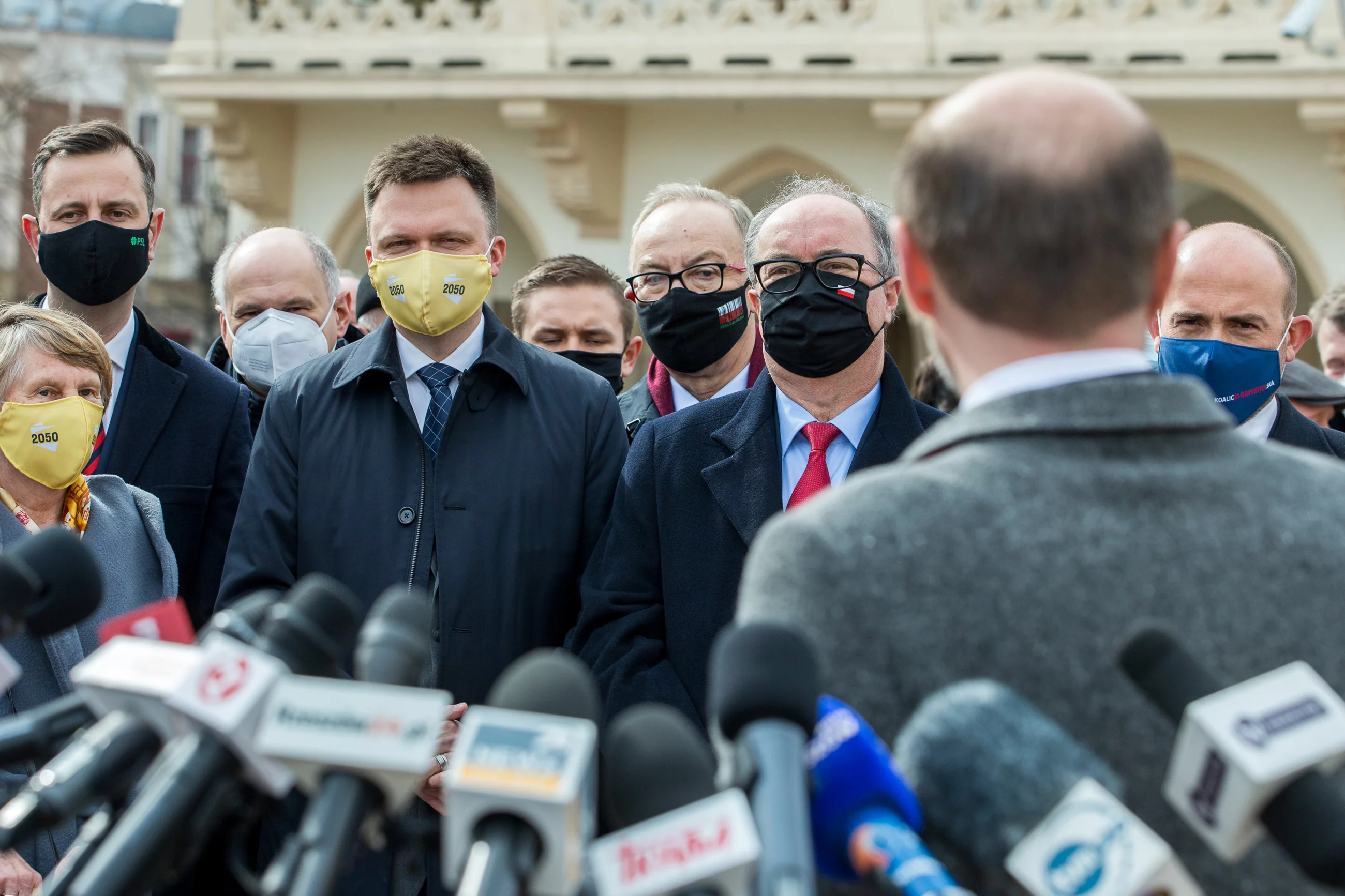 Konferencja prasowa liderów opozycji i prezentacja wspólnego kandydata na prezydenta Rzeszowa