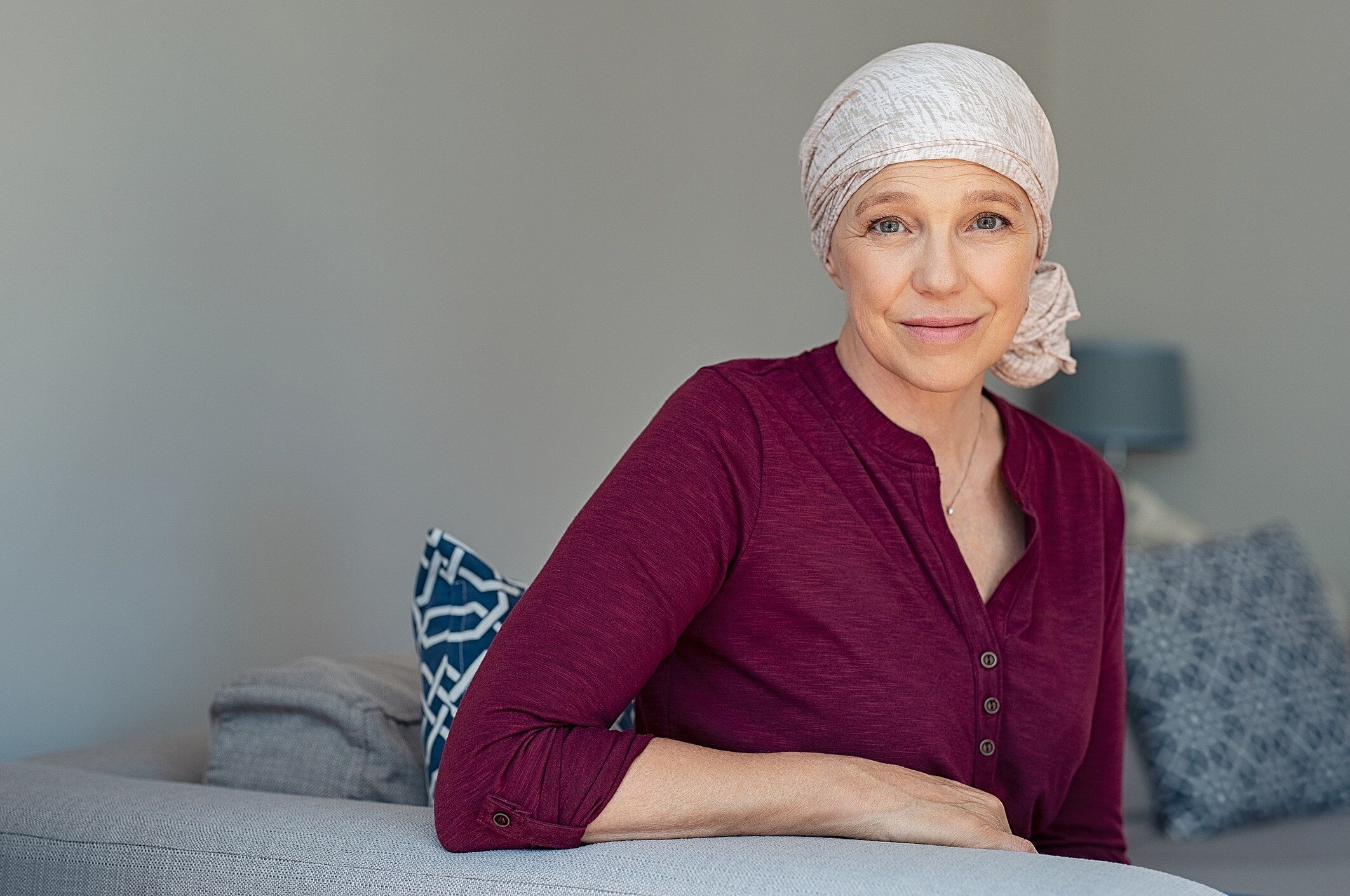 Kobieta w trakcie leczenia onkologicznego