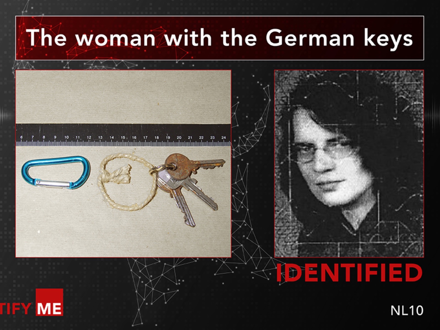 Po 21 latach poznali jej imię. „Kobieta z niemieckimi kluczami” zidentyfikowana
