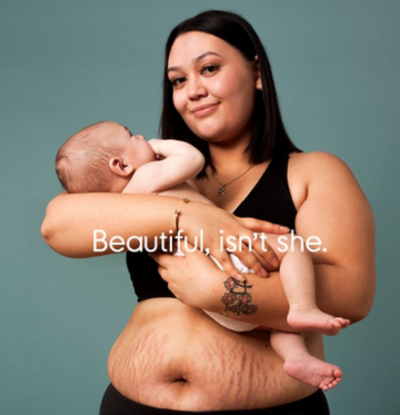 Kobiety pokazują, jak zmieniło się ich ciało w czasie ciąży. Zdjęcia z kampanii