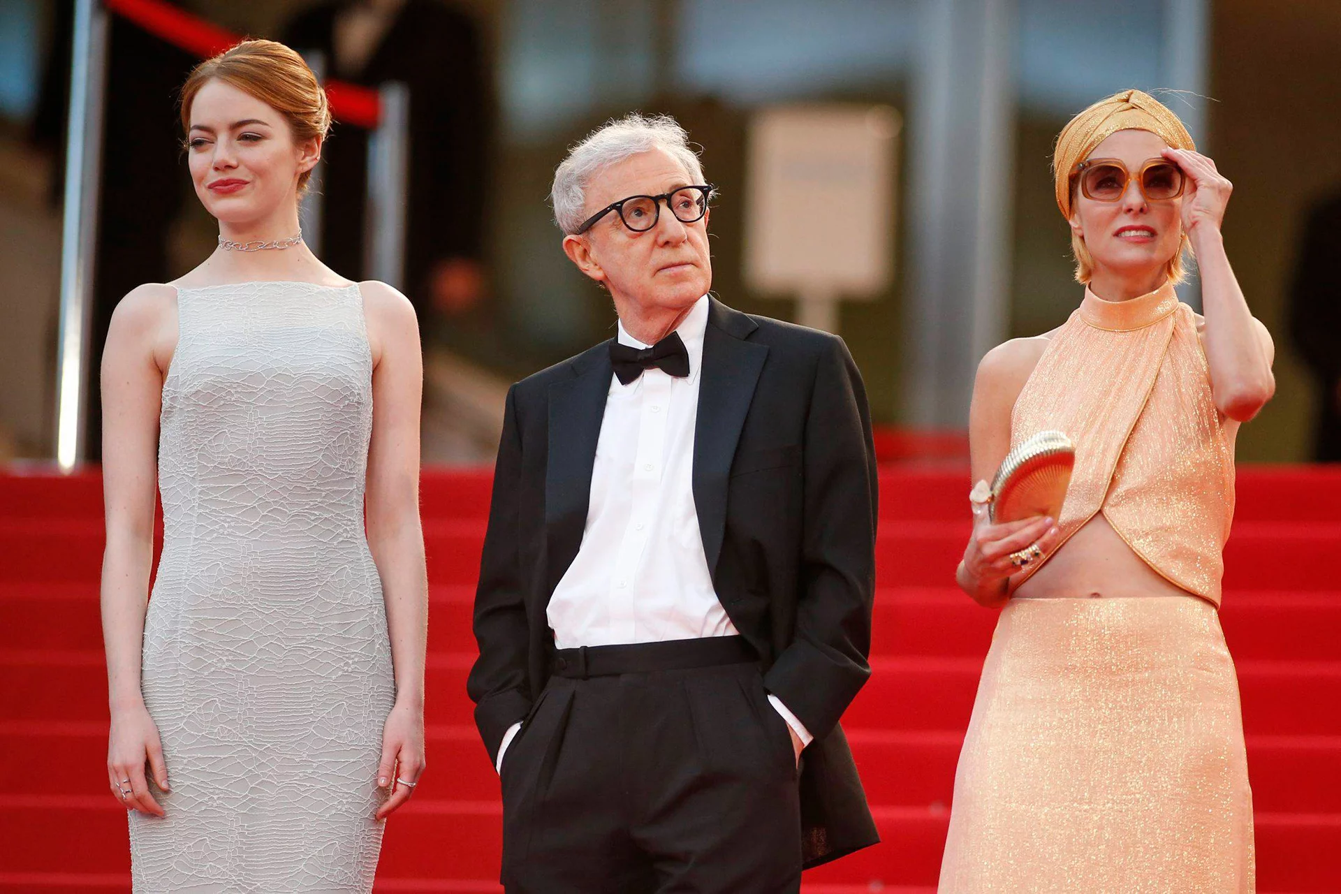 Emma Stone, Woody Allen, Parker Posey w Cannes