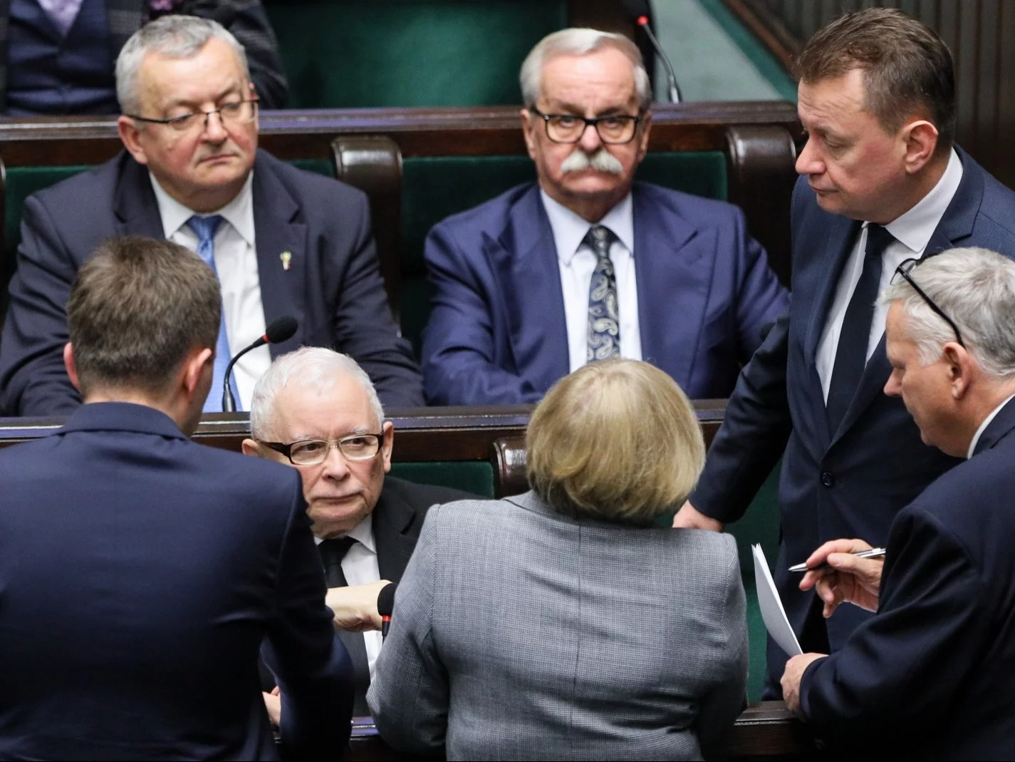 Jarosław Kaczyński w Sejmie