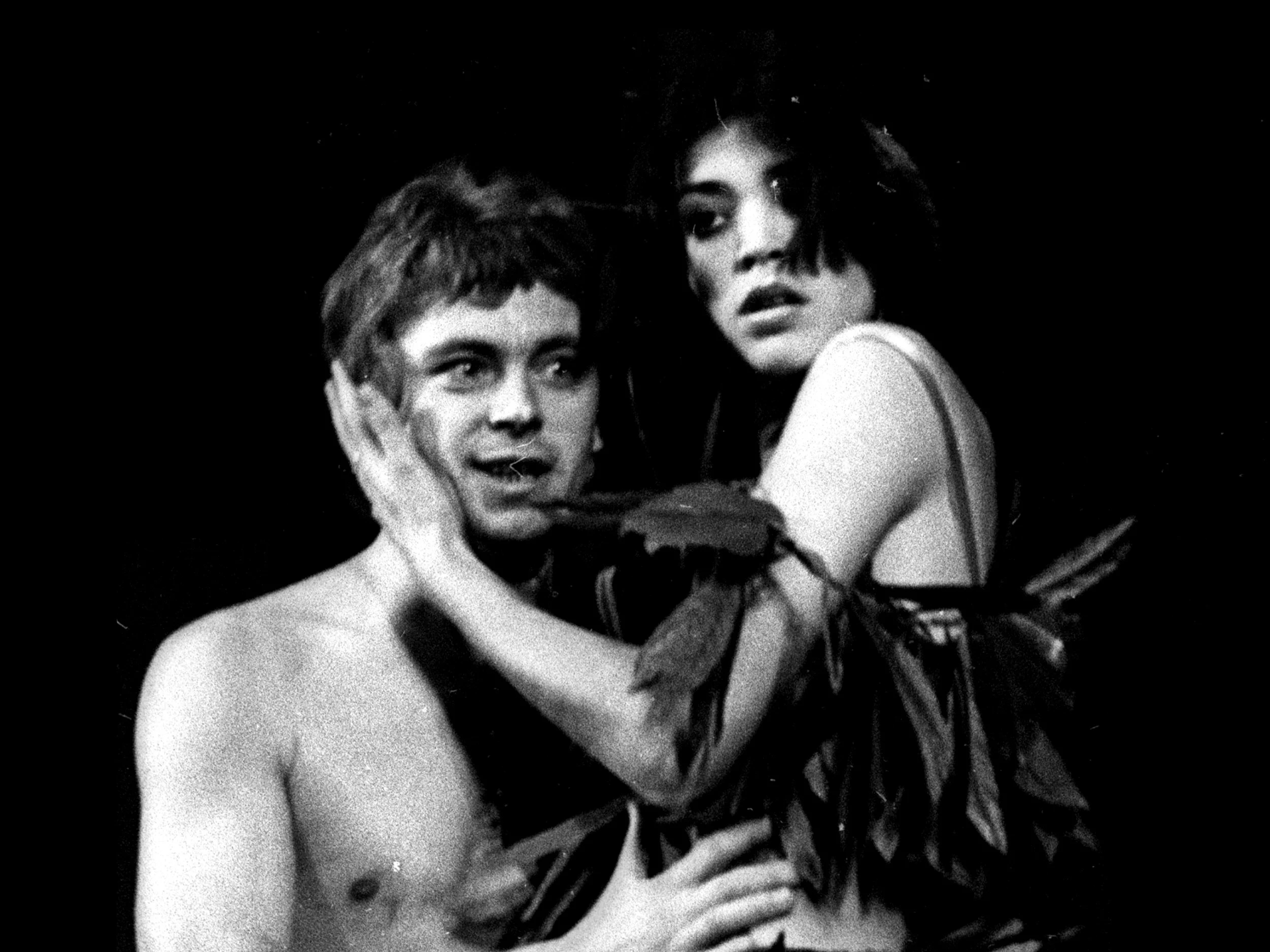 Stanisław Pąk i Janina Gocławska w 1983 roku w spektaklu „Seks i polityka”