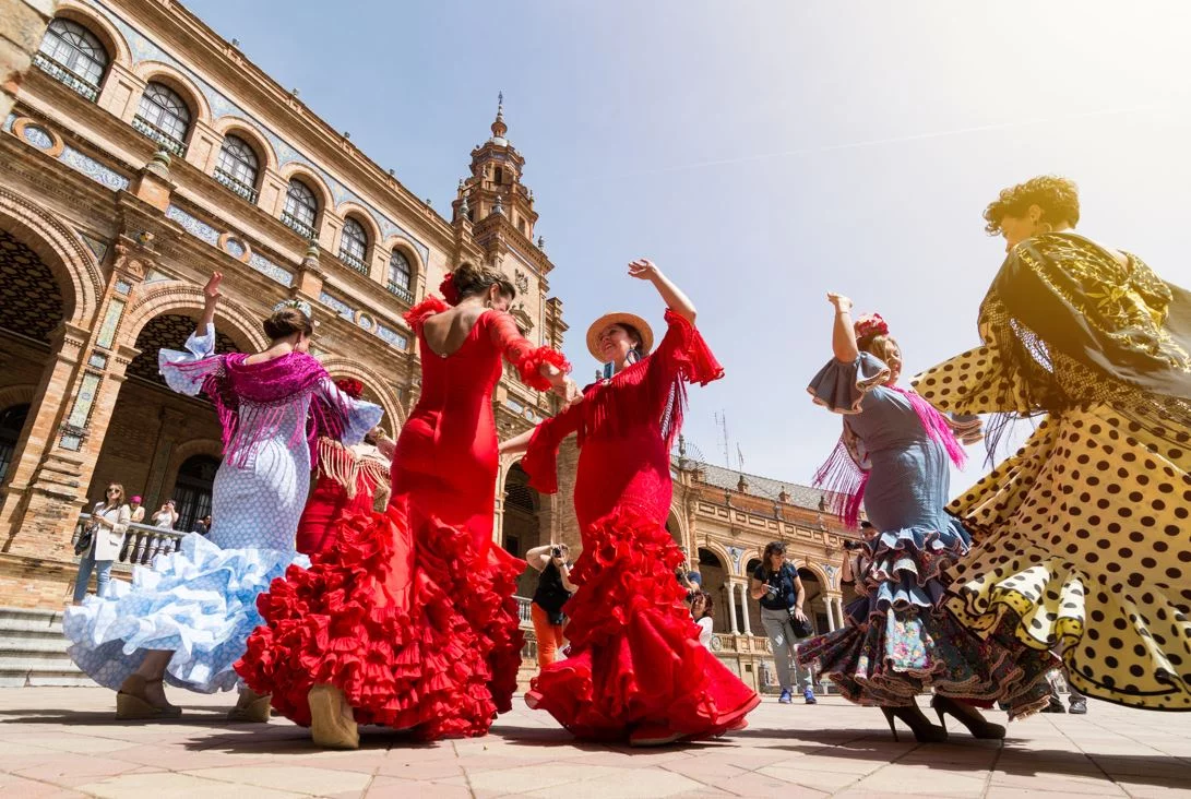 Flamenco na ulicach Sewilli