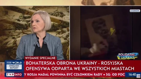 Maria Stepan w TVP Info