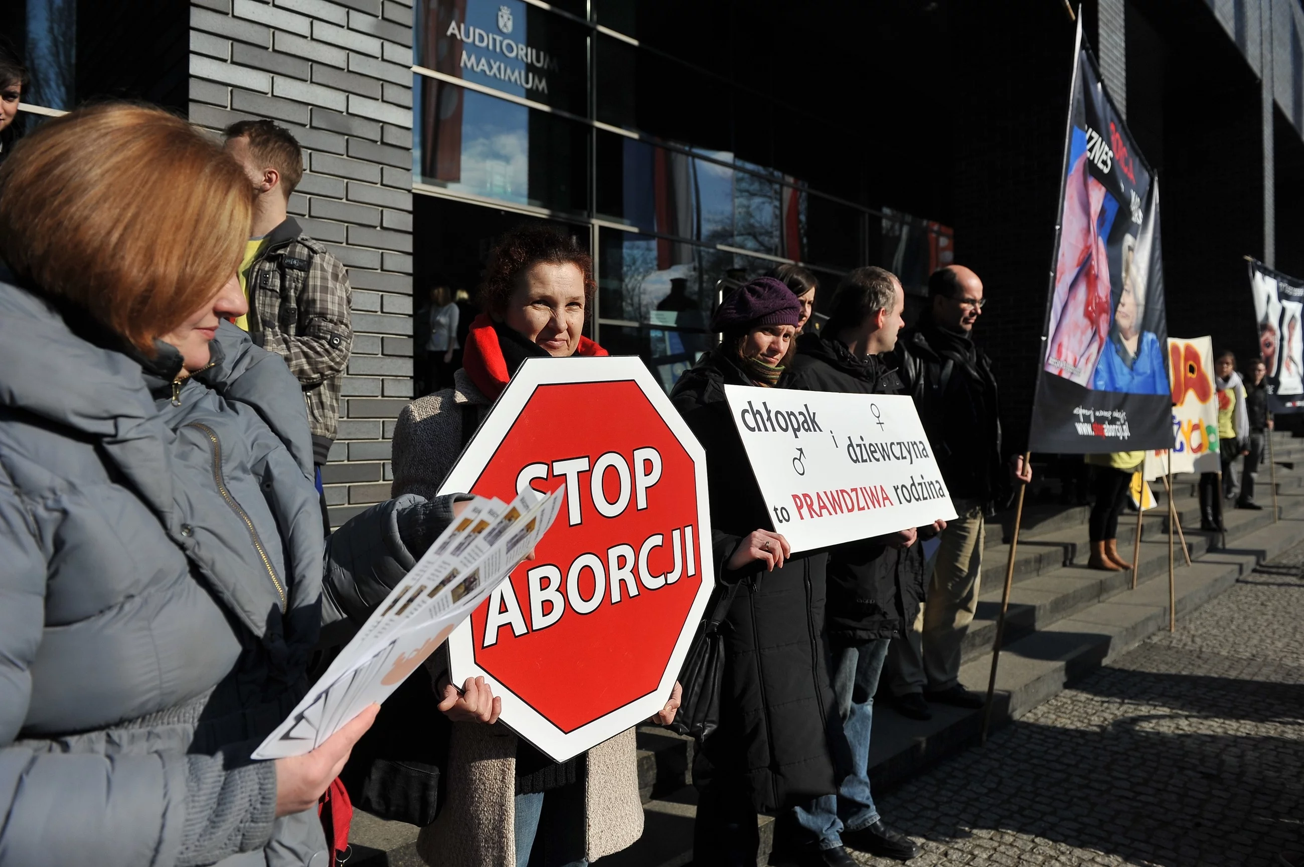 Jeden z protestów przeciwko aborcji