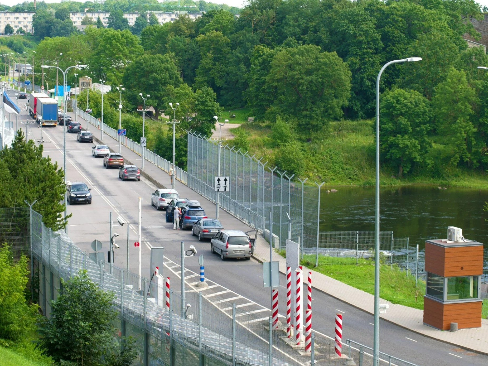 Granica między Estonią a Rosją