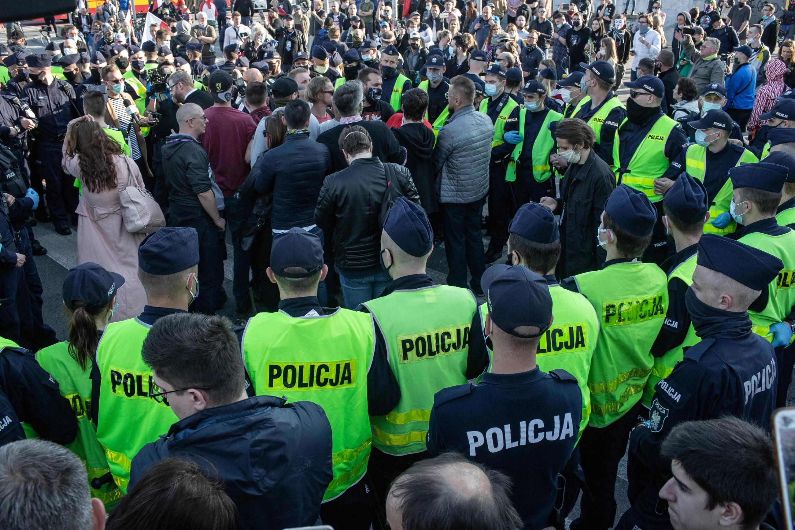 Protest przedsiębiorców w Warszawie