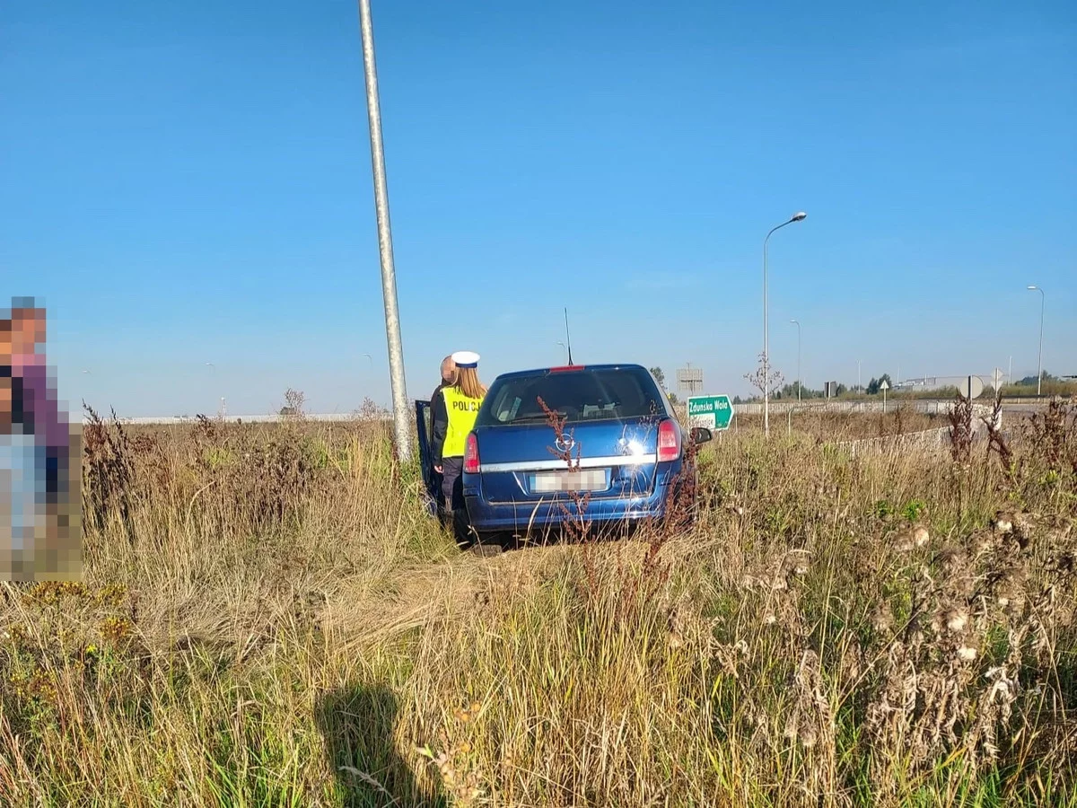 Wypadek w powiecie łaskim