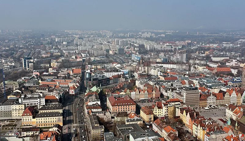 Wrocław, widok na Stare Miasto