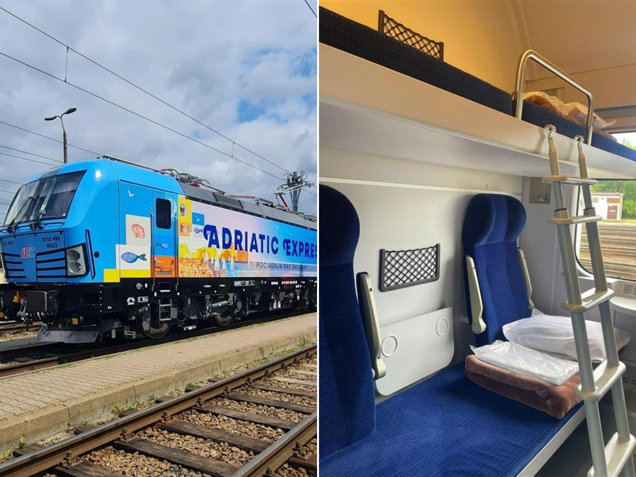Pociąg IC Adriatic Express dojechał w sobotę 28 czerwca dojechał do chorwackiej Rijeki