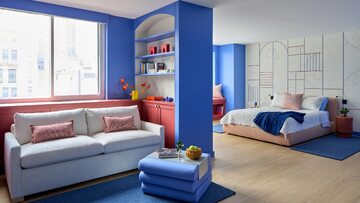 Kolorowe mieszkanie zaprojektowane przez Samanthę Gore