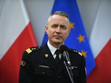 Komendant główny PSP gen. Andrzej Bartkowiak