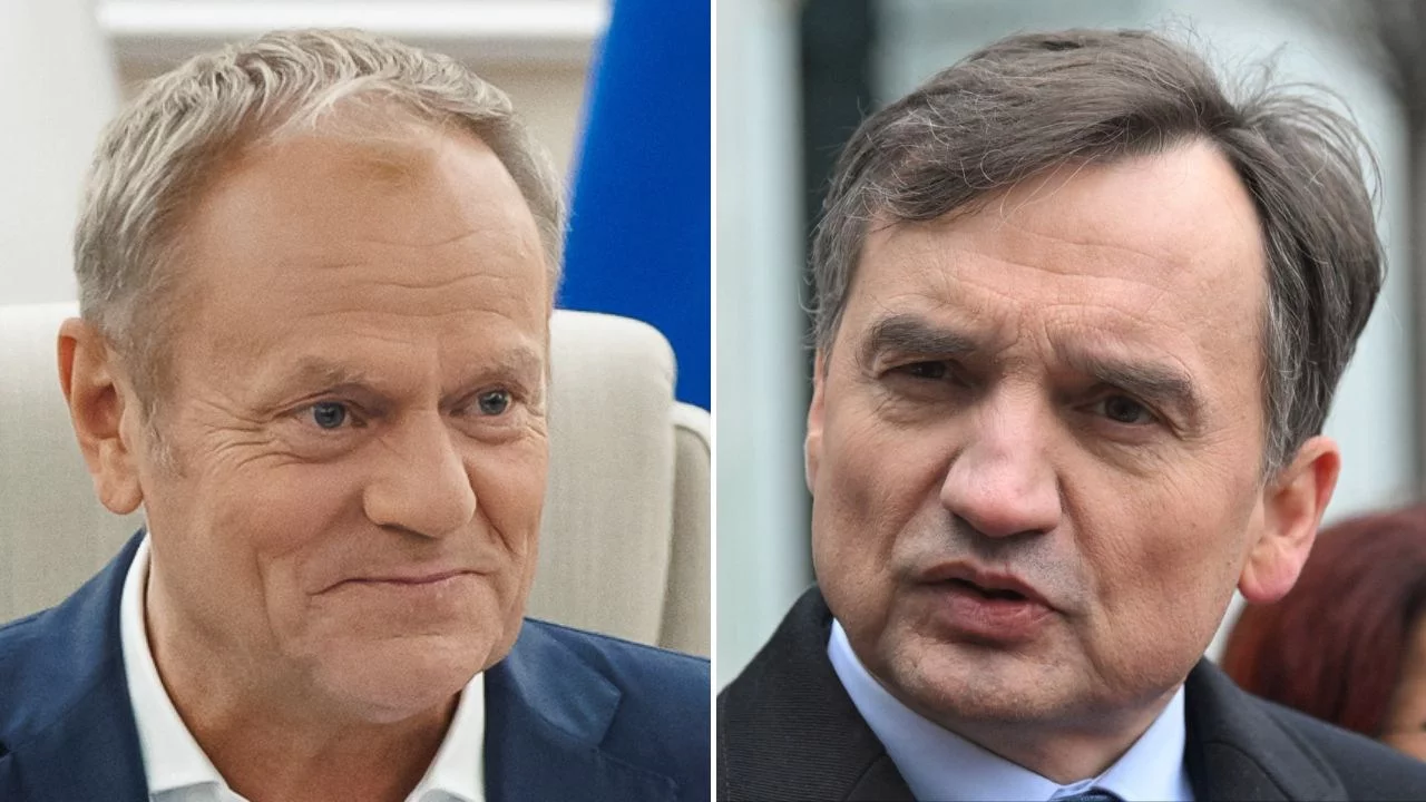 Donald Tusk i Zbigniew Ziobro