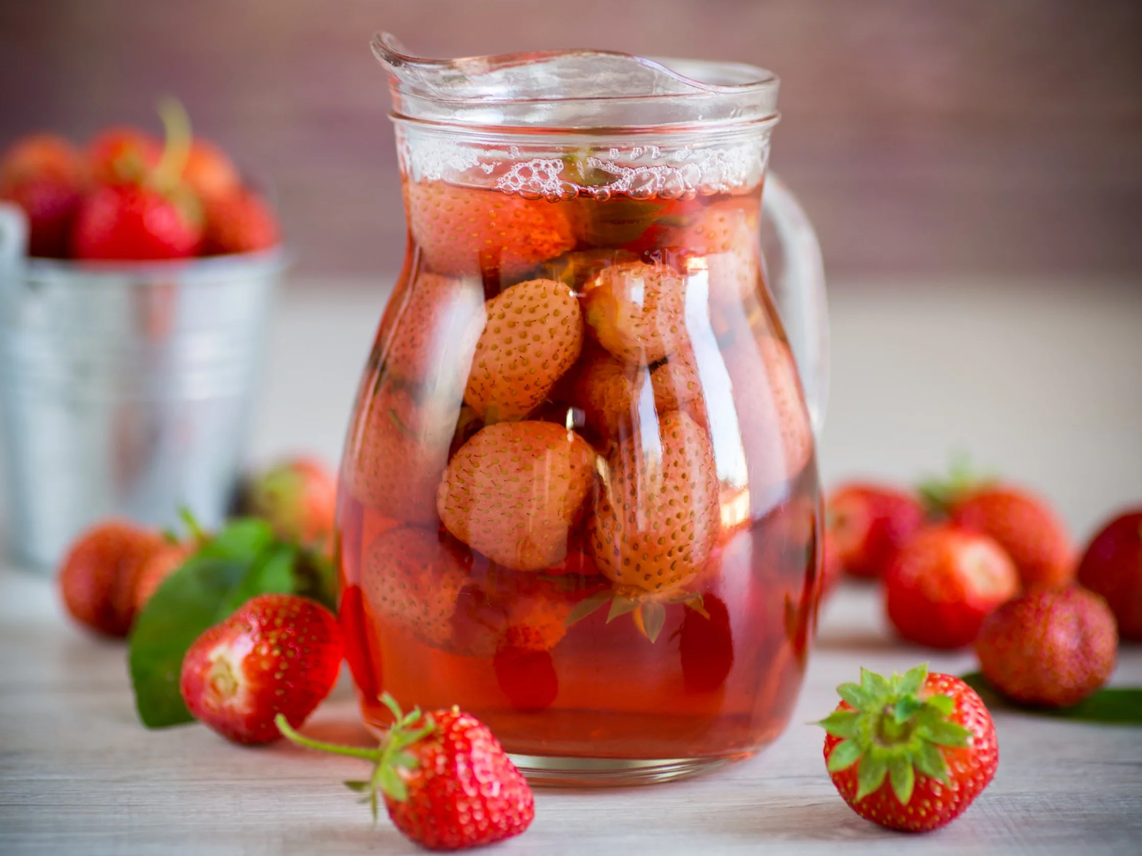 Kompot truskawkowy