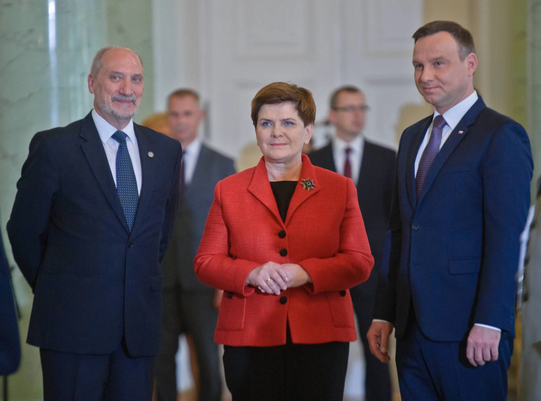 Antoni Macierewicz, Beata Szydło, Andrzej Duda