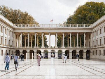Koncepcja architektoniczna odbudowy Pałacu Saskiego