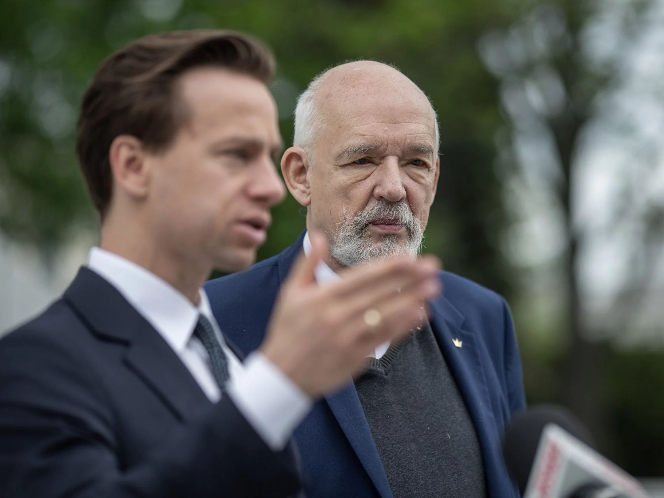 Krzysztof Bosak i Janusz Korwin-Mikke