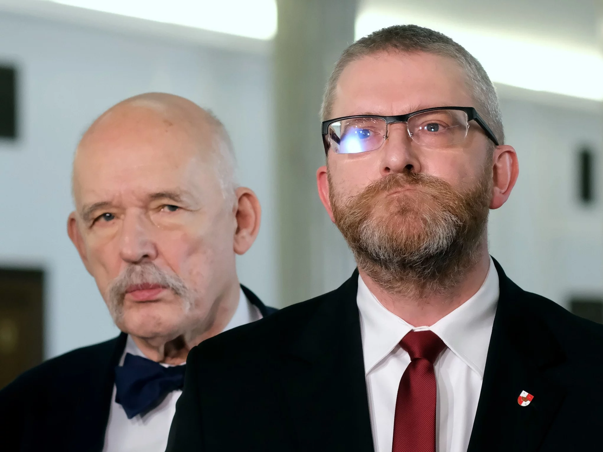 Janusz Korwin-Mikke i Grzegorz Braun