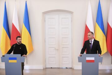 Konferencja Andrzeja Dudy i Wołodymyra Zełenskiego