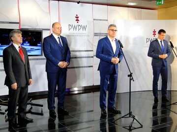 Konferencja Andrzeja Wrońskiego, Piotra Woyciechowskiego oraz Witolda Bańki