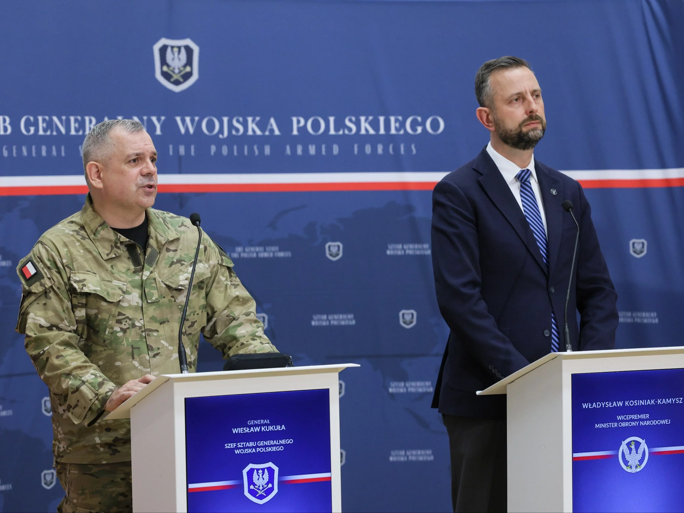 Doszło do „naruszenia polskiej przestrzeni powietrznej”. Pilna konferencja dowódców wojskowych