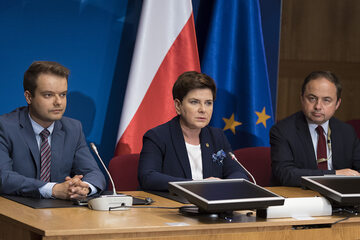 Konferencja premier Beaty Szydło