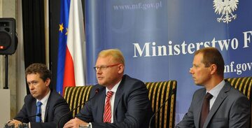 Konferencja przedstawicieli Ministerstwa Finansów