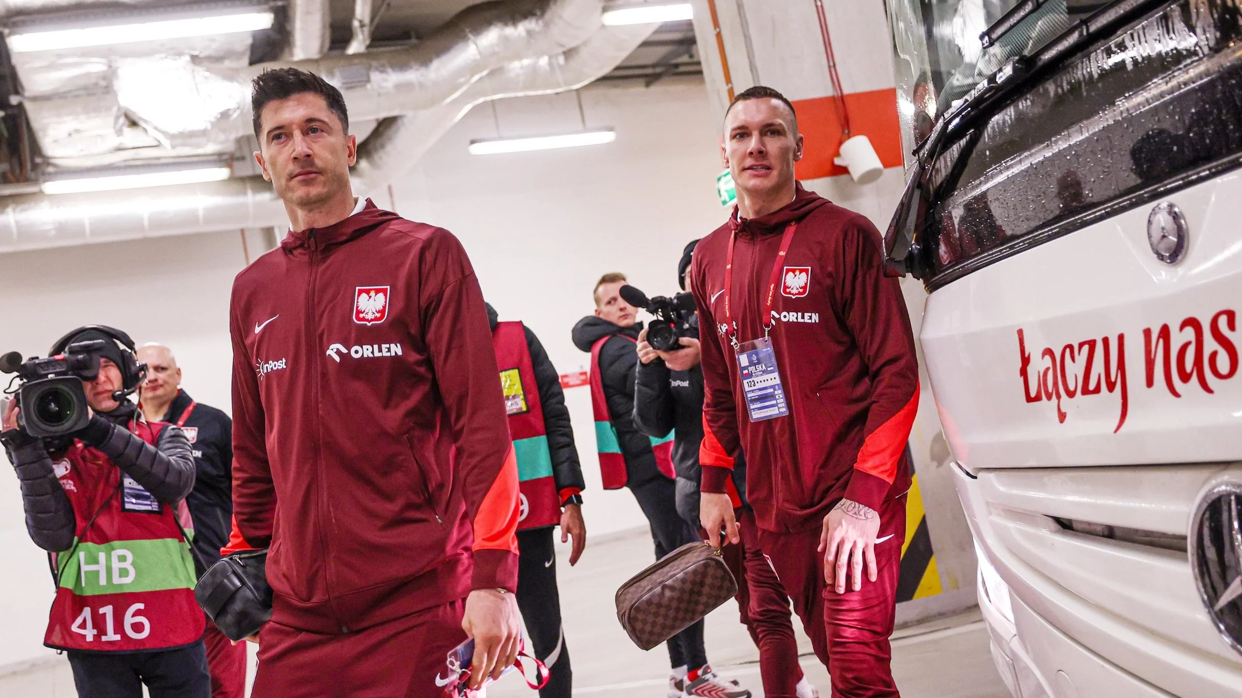 Robert Lewandowski i Łukasz Skorupski