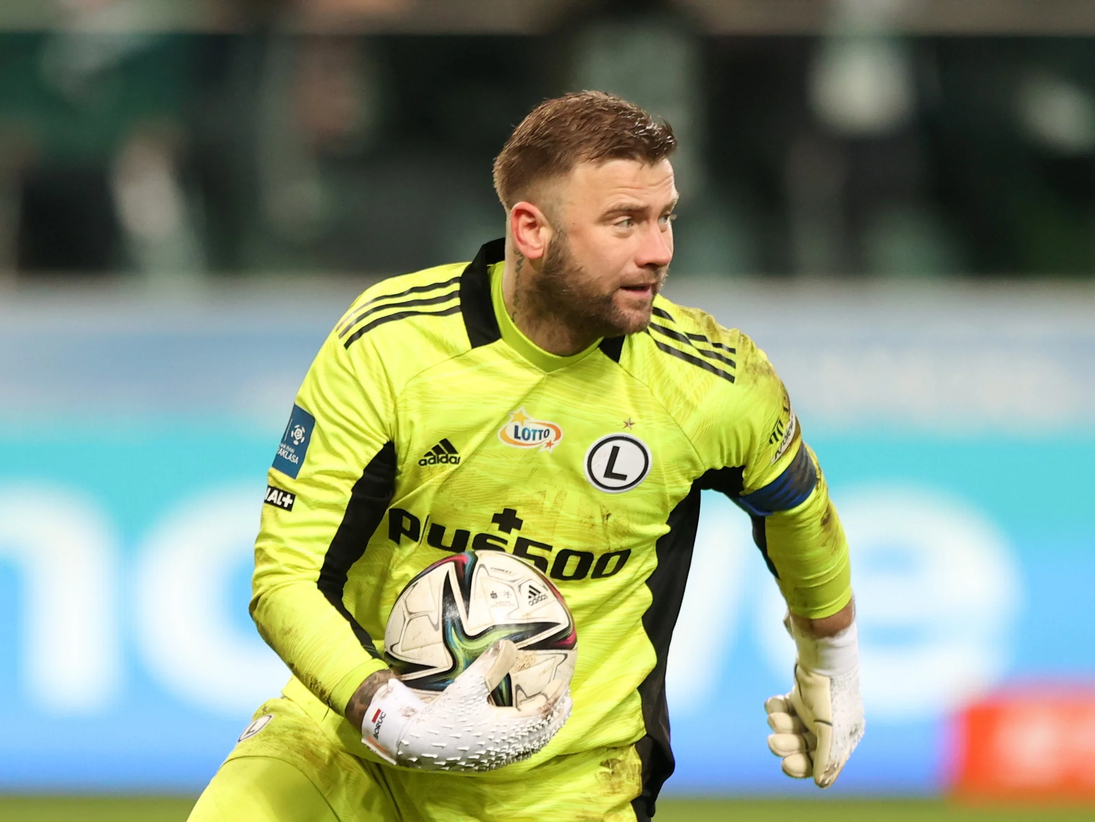 Artur Boruc w stroju Legii Warszawa